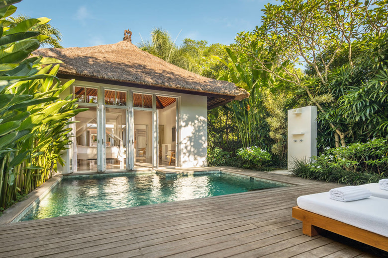 Privater Pool der Garden Pool Villa